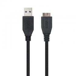 Nanocable Cable USB 3.0 Tipo A/macho-MicroUsb/B 1m 2