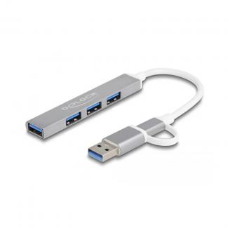 Delock Hub USB 4p C 7/  A a 3 x USB 2.0 A 2
