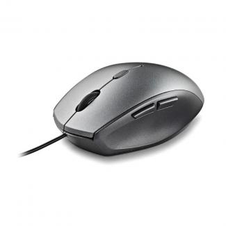 NGS WIRED ERGO SILENT MOUSE + USB TYPE C ADAP GRAY 2