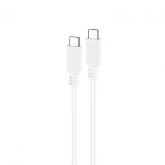 Nanocable Cable USB2.0 3A USB-C/M-M 1.5 Blanco 2