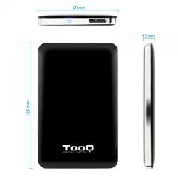 Tooq TQE-2538B Caja Slim HDD 2.5" USB 3.1Gen1