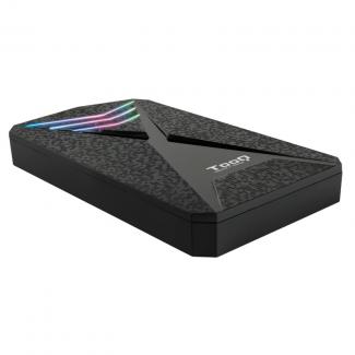 Tooq TQE-2550RGB Caja 2.5" USB 3.1Gen1 LED Colores 2