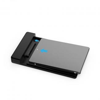 EWENT CAJA HDD/SDD SATA 2.5 SIN TORNILLOS USB 3.2 2