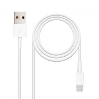 Nanocable Cable de datos/carga LIGHTNING/USB 1 M 2