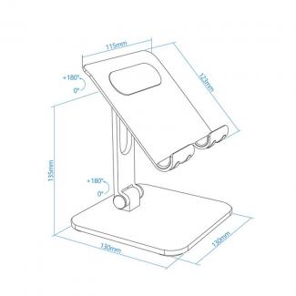 Tooq  Soporte mesa Tablet hasta 13"