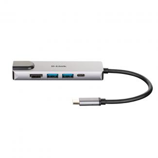 D-Link DUB-M520 Hub USB-C HDMI/2USB 3.0/USB-C/Ethe 2