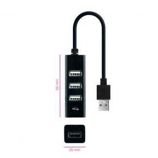 Nanocable Hub USB 2.0 con 4 Puertos de USB 2.0 2