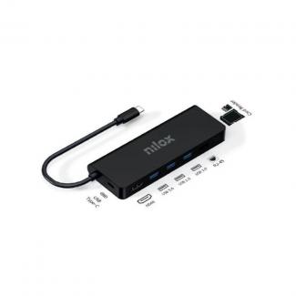 Nilox Dock Usb c 8 en 1 Negro 2