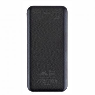 RIVACASE VA2540 (10000mAh) Negro QC/PD 20W, LCD 2