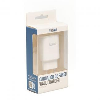 iggual Cargador de pared 1xUSB 5V/2A (10W) 2