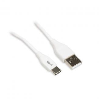 iggual Cable USB-A/USB-C 100 cm blanco Q3.0 3A 2