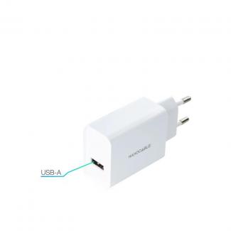 Nanocable Cargador 1 x USB 5V-2.1A Blanco 2