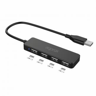 APPROX Adaptador 4 Puertos USB 2.0 Hub 2