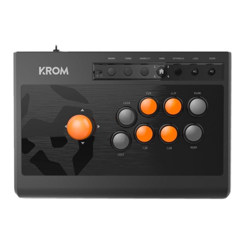 Krom Gamepad Arcade Kumite Multiplataforma