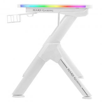 Mars Gaming MGDXL RGB Mesa Gaming WHITE 2