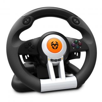 Krom Juego de Volante y pedales K-Wheel Multip. 2