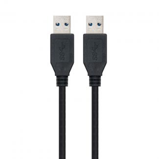 Nanocable Cable USB 3.0, tipo A/M-A/M, Negro, 1m 2