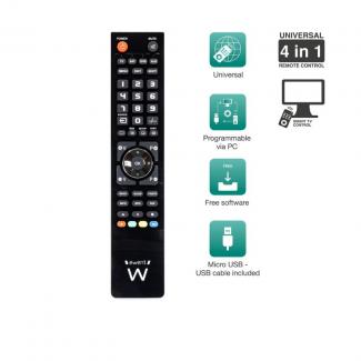 EWENT EW1570 Mando TV 4 en 1 programable x cable 2