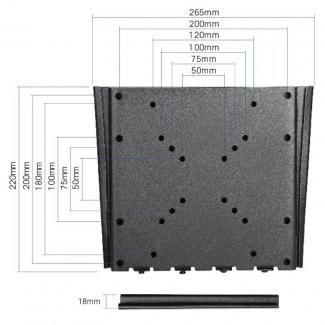 iggual SPTV01 Soporte TV pared 10"-42" 30kg Fijo 2