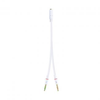 Nanocable Cable Audio Jack 3.5/H 2xJack 3.5/M 20cm 2