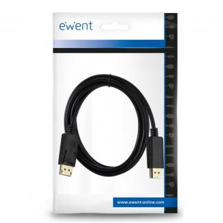 Ewent Cable Displayport 4k @ 60hZ, A/A AWG28, 1mt 2