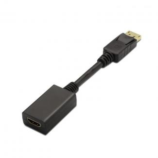 Aisens Conversor DISPLAYPORT/M-HDMI A/H negro 15cm 2