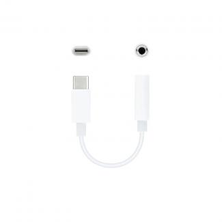 Nanocable Adaptador Audio USB-C-M a Jack-H, Blanco 2