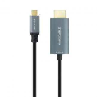 Nanocable Conversor USB-C a HDMI 2.1 8K@60HZ 1.8m 2