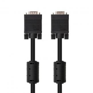 Nanocable Cable VGA con ferrita M-H, negro, 1.8m