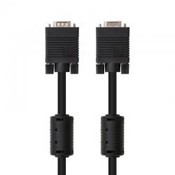 Nanocable Cable VGA con ferrita M-H, negro, 1.8m