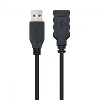 Nanocable Cable USB 3.0 Tipo A/M-A/H Negro 1.0 m 2