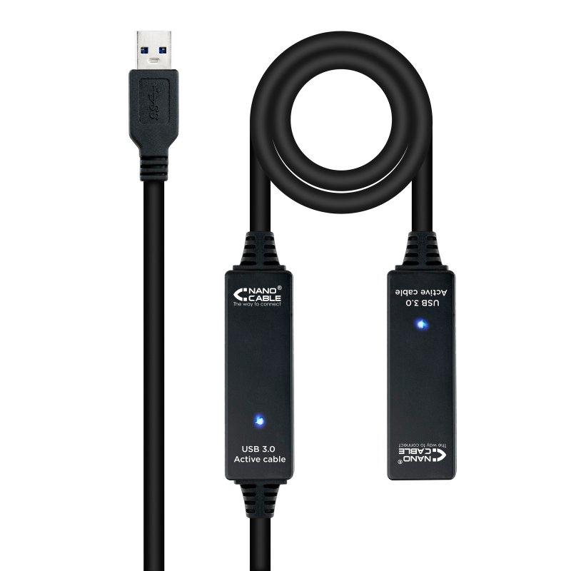 Nanocable Cable USB 3.0 Prolong. Amplificador 15 m