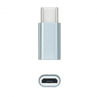 Nanocable Adaptador USB-C/M-MicroB/H, Aluminio 2