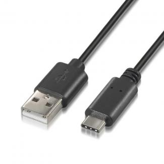 Aisens Cable USB 2.0 3A  USB-C/M-A/M negro 2.0m 2