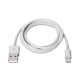 Aisens Cable Lightning/M a USB 2.0 A/M blanco 2.0m 2