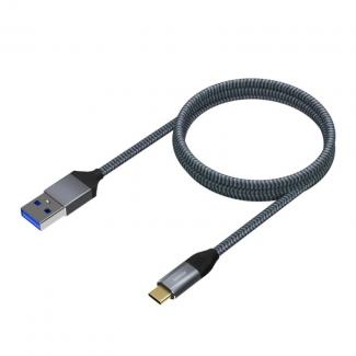 Aisens Cable USB 3.1 Gen2 Alu 3A CM-AM Gris 2.0M 2