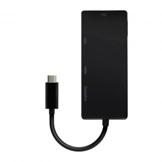 Aisens Conversor USB-C a DP/DVI/HDMI/VGA 15cm 2