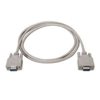 Aisens Cable Serie RS232 DB9/M-DB9/H Beige 1.8M 2