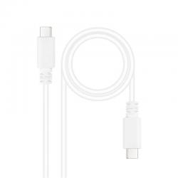 Nanocable Cable USB2.0 3A USB-C/M-M 1.5 Blanco