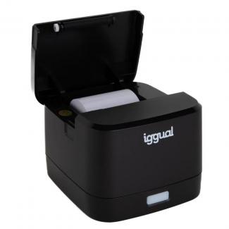 iggual Impresora térmica TP EASY 58 USB+RJ11 negra 2