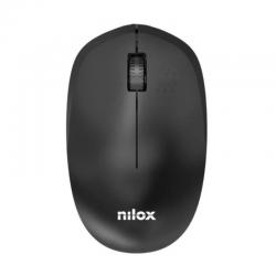 Nilox Ratón Wireless, 1000 DPI, 3 botones, Negro