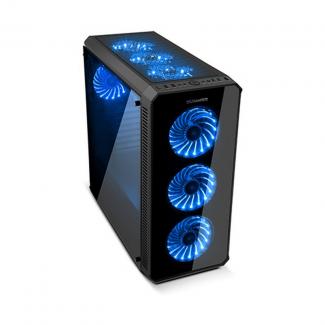 Nox Caja Semitorre E-ATX  HUMMER TGX RGB Cristal T 2