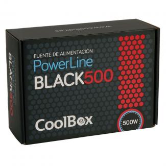 CoolBox Fuente Alim. ATX Powerline Black 500 2