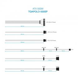 Tooq Fuente Alimentación TQAPOLO-500SP 500W PFC