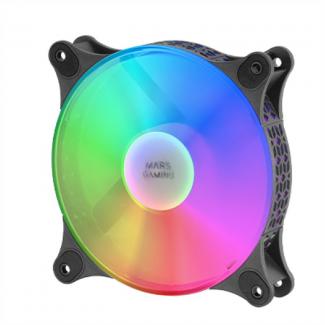 MARS GAMING MFDUO 12CM 2XFANRGB Ult-silent Black 2