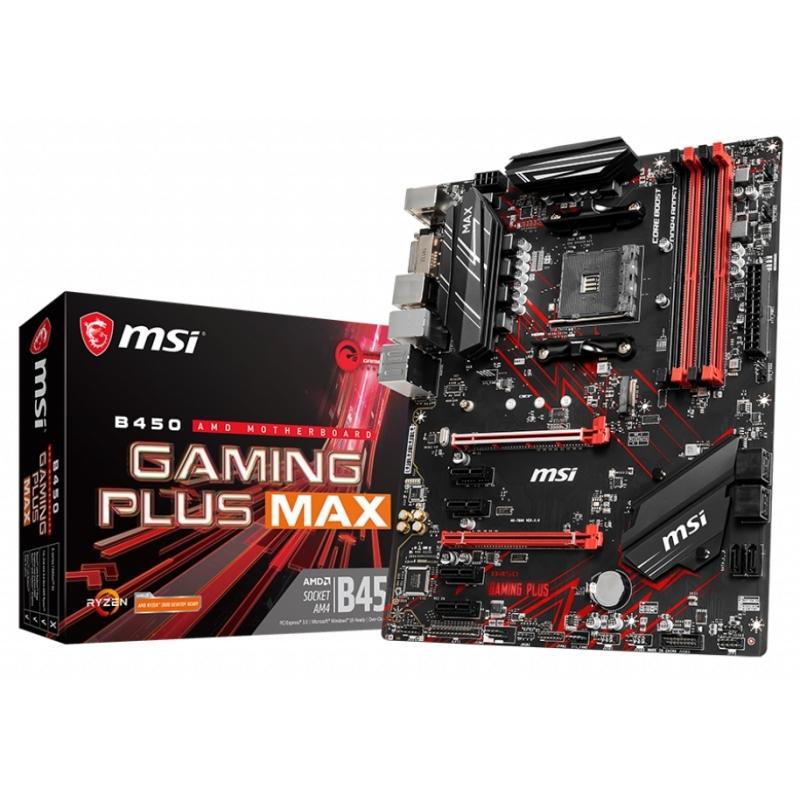 MSI Placa Base B450 GAMING PLUS MAX ATX AM4