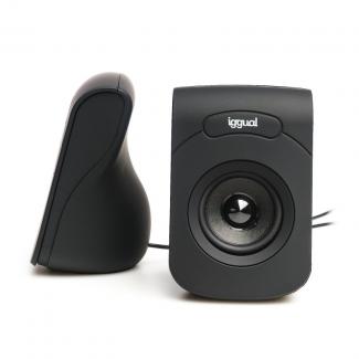 iggual Altavoces 2.0 6W mini-jack + USB 2