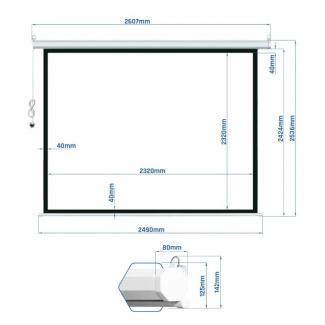 iggual Pack 5 x Pantalla 134" 4:3 240x240 eléctric 2