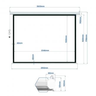 iggual Pack 5 x Pantalla 106" 16:9 234x131 eléctri 2