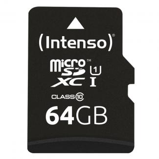 Intenso 3423490 Micro SD UHS-I Premium 64GB c/adap 2